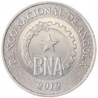 Монета Ангола 50 сентим 2012