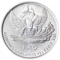 Андорра 1 сентим 1999 ФАО