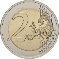 Монета Эстония 2 евро 2021 Эстонский волк