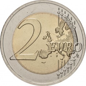 Эстония 2 евро 2021 Эстонский волк