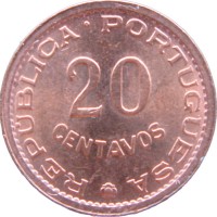 Мозамбик 20 сентаво 1974