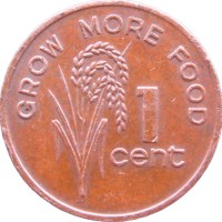 Монета Фиджи 1 цент 1978