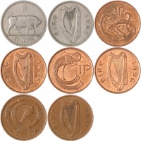 Набор монет Ирландии (4 монеты)