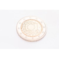 Монета Германия 2 евро 2015 30 лет Флагу Европы
