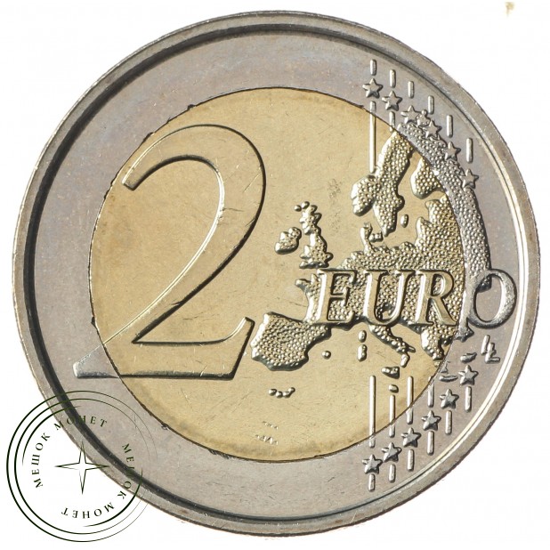 Германия 2 евро 2015 30 лет флагу евросоюза