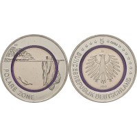 Монета Германия 5 евро 2021 Полярная зона