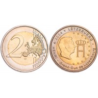 Монета Люксембург 2 евро 2004 монограмма герцога
