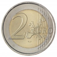 Монета Люксембург 2 евро 2004 монограмма герцога