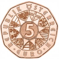 Монета Австрия 5 евро 2023 Танец пчел