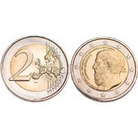 Монета Греция 2 евро 2013 2400 лет с основания Платоновской Академии