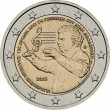 Греция 2 евро 2025 Микис Теодоракис