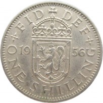 Монета Великобритания 1 шиллинг 1956