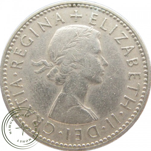 Великобритания 1 шиллинг 1956 — 937043318