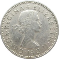 Монета Великобритания 1 шиллинг 1958