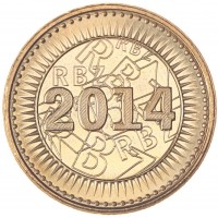 Монета Зимбабве 10 центов 2014