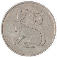 Зимбабве 5 центов 1991