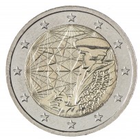 Монета Латвия 2 евро 2022 Эразмус