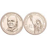 Монета США 1 доллар 2008 Джон Куинси Адамс