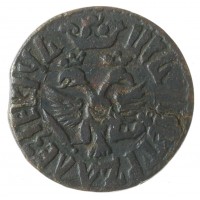 Монета Полушка 1710