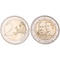 Монета Люксембург 2 евро 2020 принц Генрих