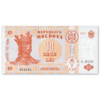 Молдова 10 лей 2013