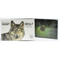 Монета Эстония 2 евро 2021 Эстонский волк (Буклет)