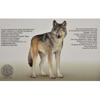 Монета Эстония 2 евро 2021 Эстонский волк (Буклет)