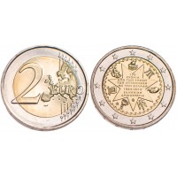 Монета Греция 2 евро 2014 союз Ионических островов