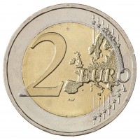 Монета Греция 2 евро 2014 союз Ионических островов