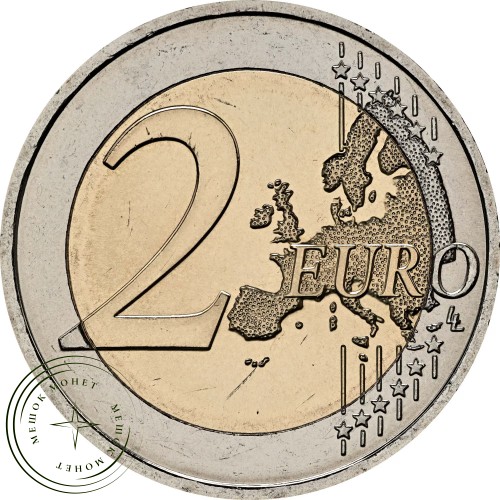 Люксембург 2 евро 2026 Вступление на престол и 45-летие великого герцога Гийома