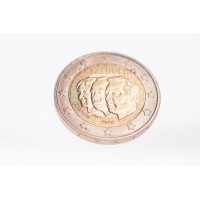 Монета Люксембург 2 евро 2011 50 лет назначения Великого герцога Люксембурга Жана титулом Лейтенант - представитель