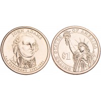 США 1 доллар 2007 Джон Адамс