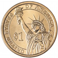 США 1 доллар 2007 Джон Адамс