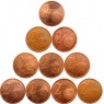 Набор монет 2 евроцента (10 монет)