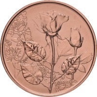 Монета Австрия 10 евро 2021 Роза