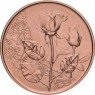 Австрия 10 евро 2021 на языке цветов: Роза  —  любовь и желание