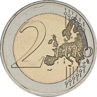 Монета Германия 2 евро 2026 Климатический дом Бремерхафена