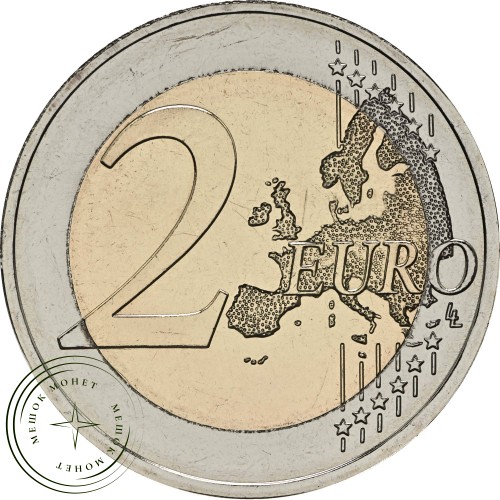 Германия 2 евро 2026 Климатический дом Бремерхафена