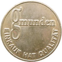 Жетон Австрия Парковочный Gmunden Einkauf Hat
