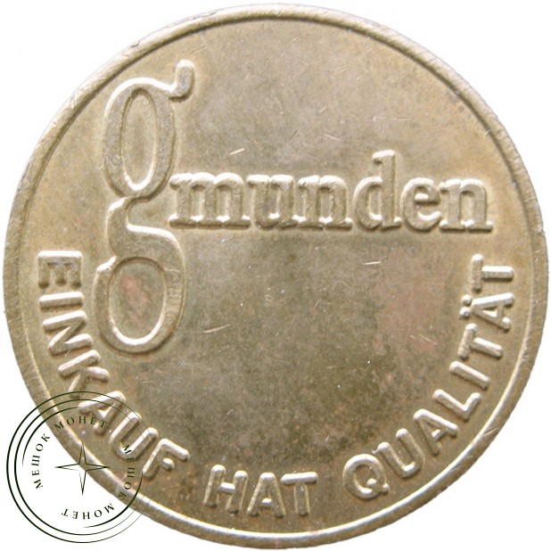 Жетон Австрия Парковочный Gmunden Einkauf Hat