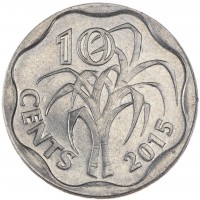 Свазиленд 10 центов 2015