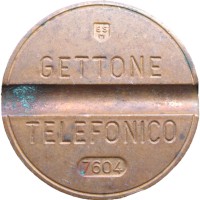 Жетон Италия Телефонный Gettone Telefonico