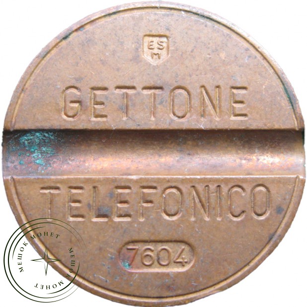 Жетон Италия Телефонный Gettone Telefonico