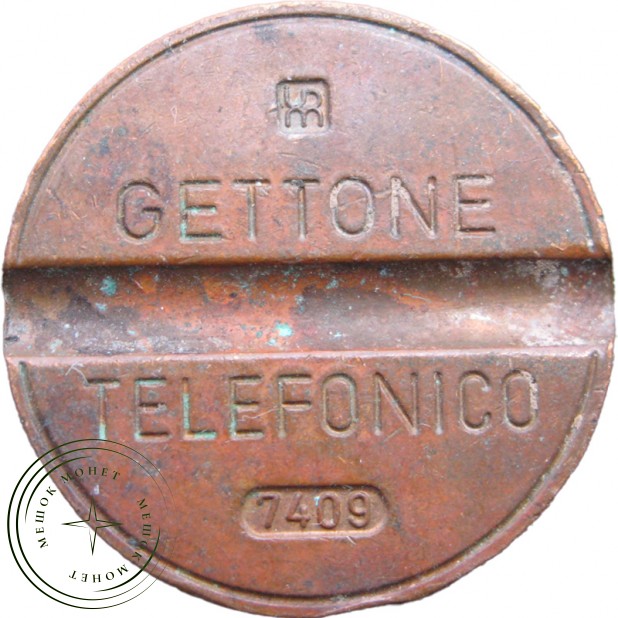 Жетон Италия Телефонный Gettone Telefonico