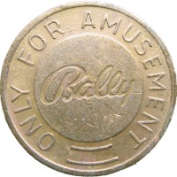 Жетон Великобритания Игровой Bally only for amusement