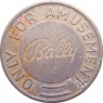 Жетон Великобритания Игровой Bally only for amusement - 937039707