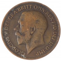 Монета Великобритания 1 пенни 1918
