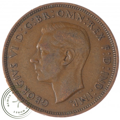 Великобритания 1 пенни 1946