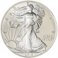 Монета США 1 доллар 2013 Американский серебряный орёл