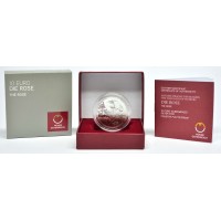 Монета Австрия 10 евро 2021 Роза серебро